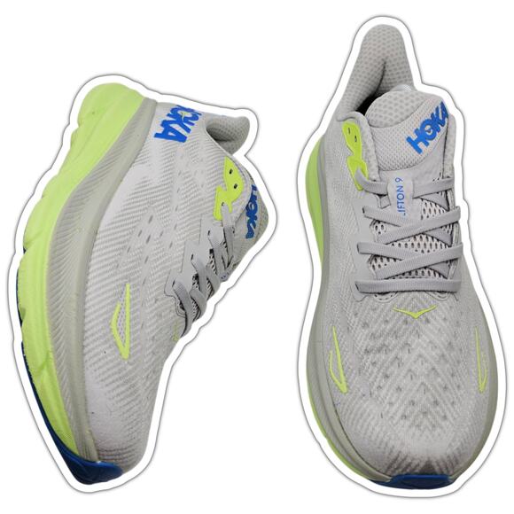 Hoka One One Clifton 9 Stardust Electric Cobalt Men’s 10D Running Shoes Sneaker main image 9